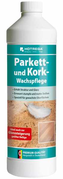 Hotrega Parkett- und Kork-Wachspflege (Konzentrat) 1 Liter Flasche