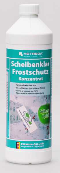 Hotrega Scheibenklar Frostschutz "Apfelduft" 1Liter Flasche (Konzentrat)